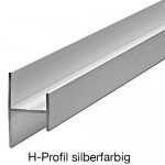 H-Profil Sockeverbinder silberfarbig